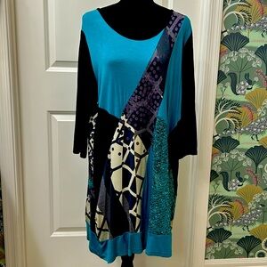 NWOT Patchwork Tunic 1X